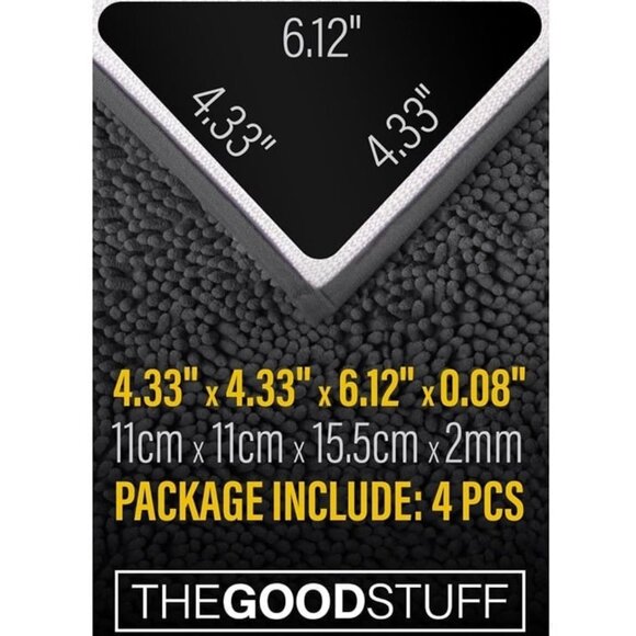 Rug Grippers Stop Rug Sliding on Hardwood Tiles Laminate and Vinyl Reusable x4 - Picture 3 of 8